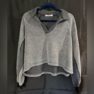 Project Social T Gray V-Neck Sweater